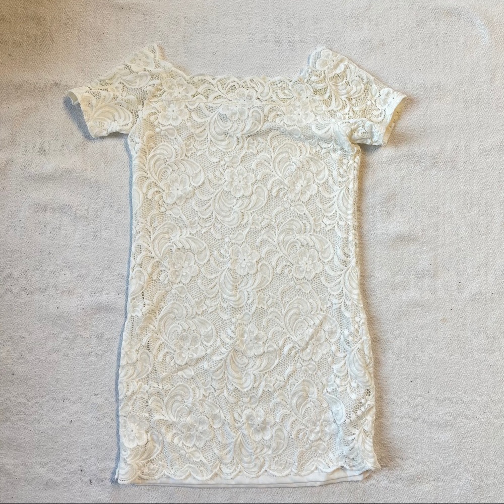 🥳3/$30🌸 white lace mini dress